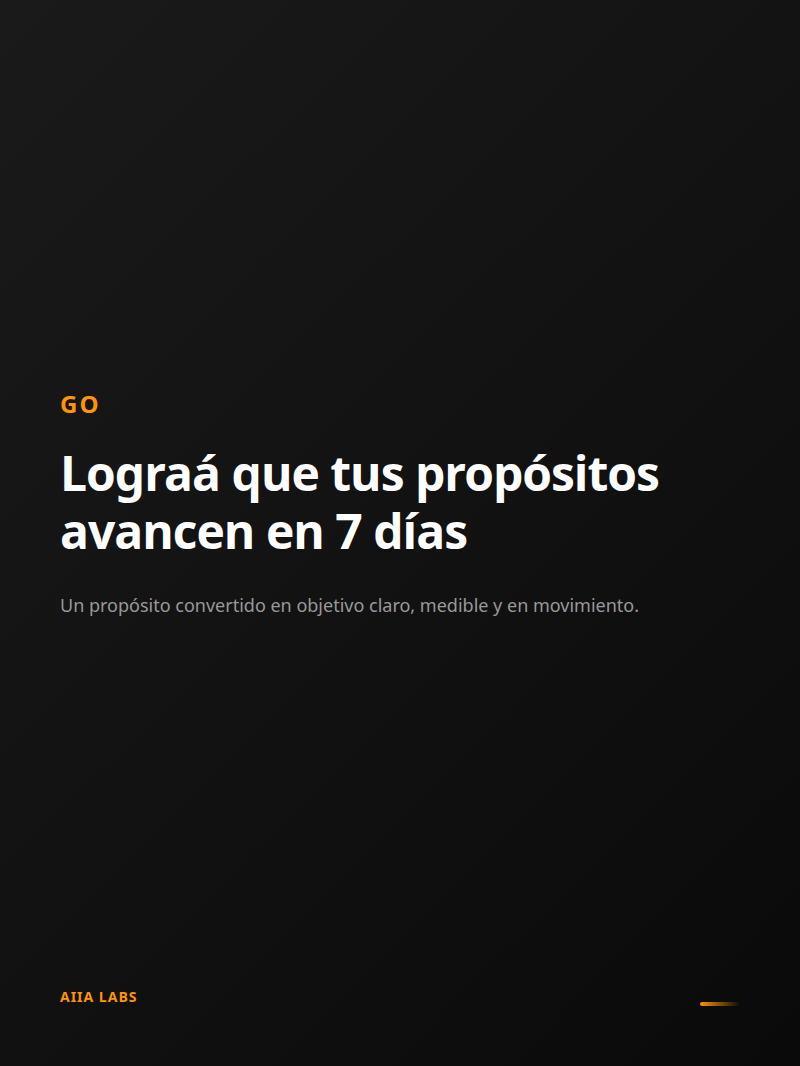 Metas en 7 días